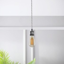 10 Meter Vintage 3 Core orange Colour Twisted Electric Cable Fabric Covered Wire Italian Braided 0.75 mm Electrical Cable Flexible Wire for Lighting Other Appliances