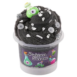 Black Cloud Slime, Super Drizzly & Non-Sticky Premade Slime, Slime Party Favors for Kids, Slime Sensory Toys, Girls Gifts & Boys Gifts Birthday Easter Hallowmas Christmas Slime
