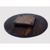Lazy Susan 17 3/4" (Made in the USA) (Walnut Stain)