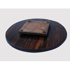 Lazy Susan 17 3/4" (Made in the USA) (Walnut Stain)