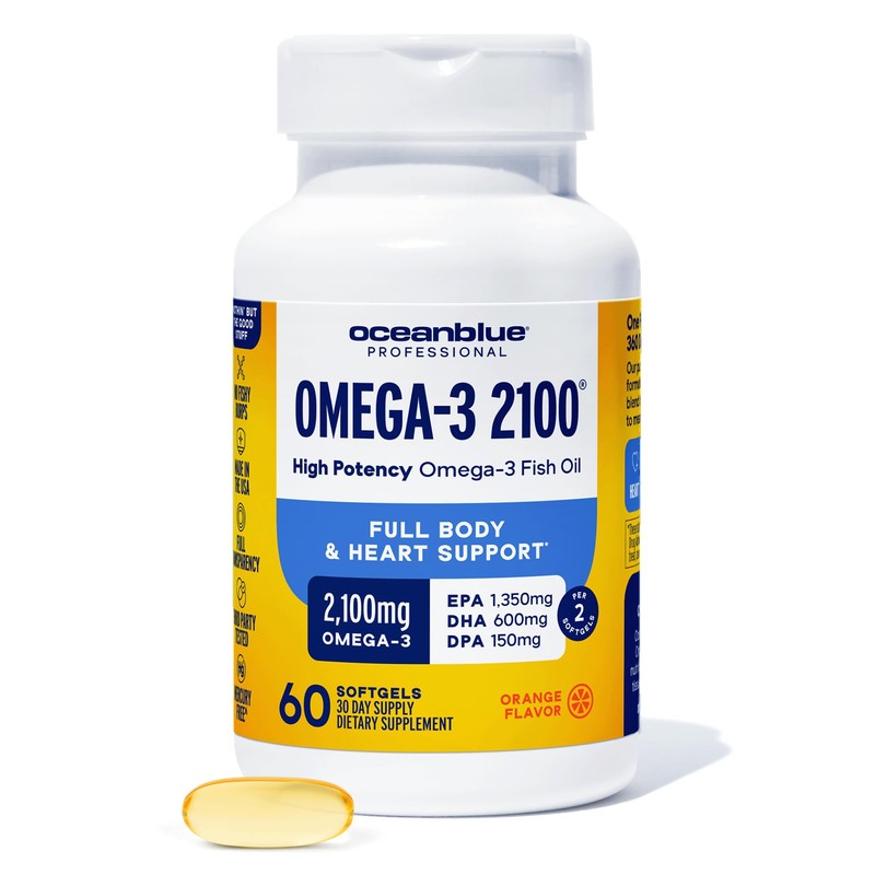 oceanblue Professional Omega-3 2100 Color blanco adaptador de cable
