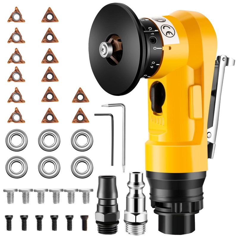Pneumatic Chamfering Tool, 30000 RPM Air Chamfer Tool with 6