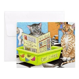 CafePress Cat 464 Notecards (Set Of 20) 4.25" x 5.5" Notecards 10 Pack