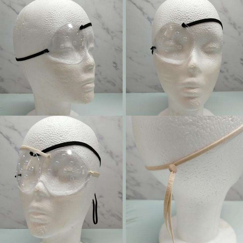 AMZVIO Clear Eye Shield after Surgery,2 Pack,Breathable Protective Eye Patches