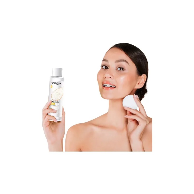 Bioaqua tónico de arroz 120 ml, aclara e hidrata suavemente