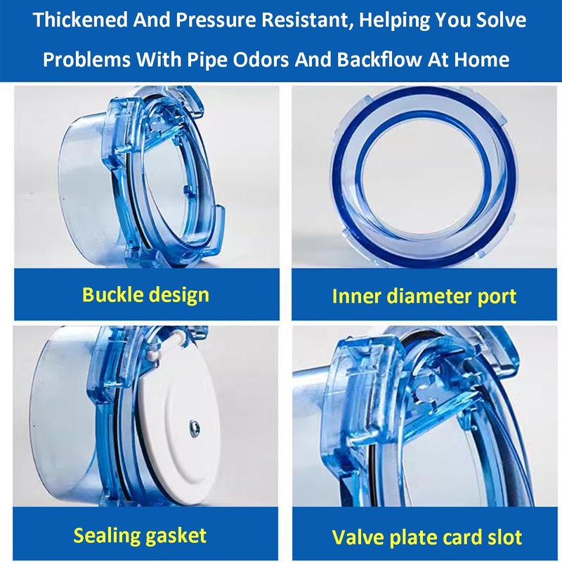 2'' Check Valve - Backdraft Damper - 2 inch Non-Return