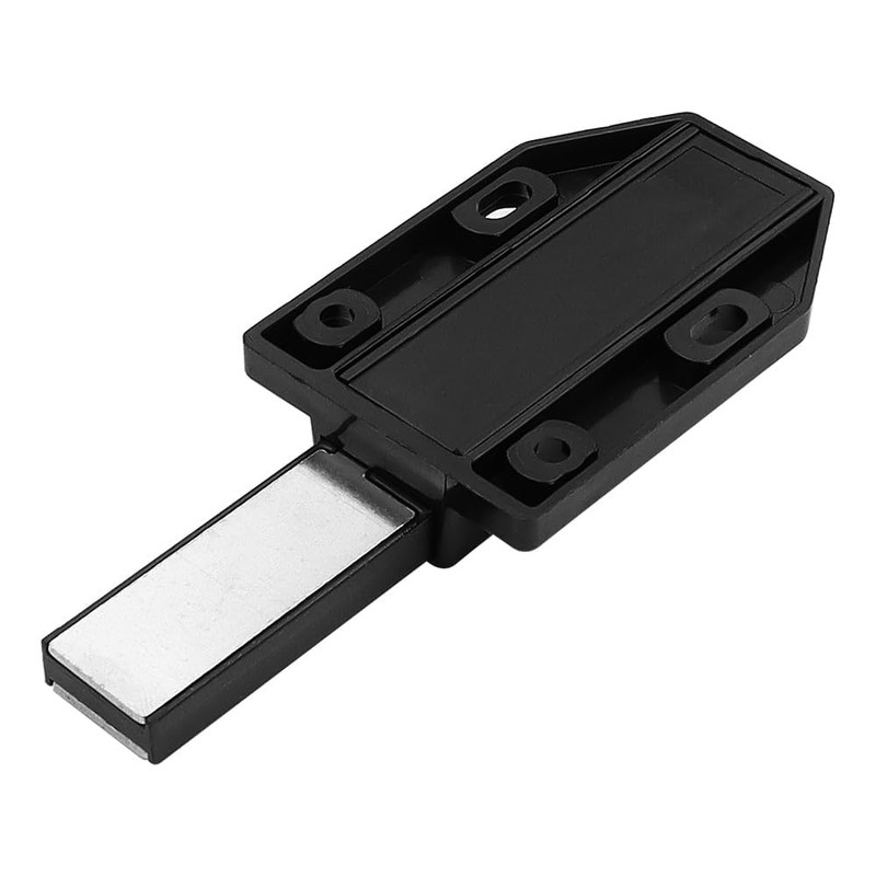 Namvo 4 Pack Push To Open Door Catches Magnetic，Black Cupboard
