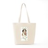CafePress Beagle Aunt Tote Bag Reusable Natural Beige Canvas Shopping