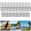 VBESTLIFE Fishing Hook, Stainless Steel Carp with Bait Screw Rotation,