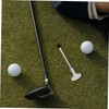 Mikinona Golf Alignment Rod Retractable Golf Swing Training Tool for