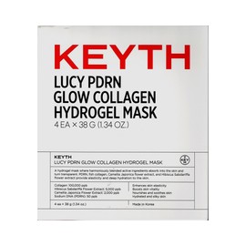 Kiss Lucy PDRN Glow Collagen Hydrogel Mask 4 sheets / 키스 루시 피디알엔 글로우 콜라겐 하이드로겔 마스크 4매