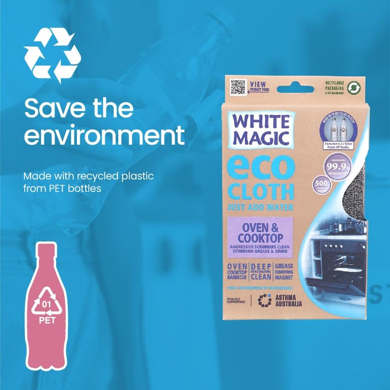 White Magic Eco Cloth Oven & Cooktop Cleaning Cloth –