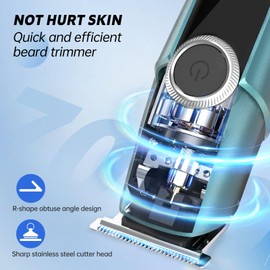 ZUWSUJS Beard Trimmer for Men Professional Grooming Kit,Face Mustache Trimmers for Men,6 in 1 Mens Beard Trimmer,Cordless Electric Nose Body Hair Clippers,Gifts for Men Husband Fathers Boys