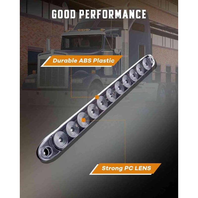 cciyu 1x 15 Inch 11 Led Trailer Tail Light Bar