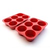 Silicone Texas Muffin Pan 6-Cups, Jumbo Muffin Pan Set of
