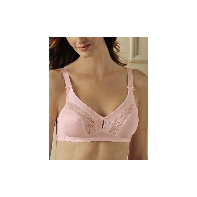 Collections Etc 2-Pack Instant Shaping by Plusform Keyhole Bra 42D