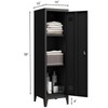 MIOCASA Metal Cabinet Home Office Storage Cabinets with Doors and