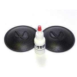 2 Infinity 3.5" Logo Dust Cap Kit with Adhesive