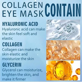 Collagen & Retinol Under Eye Masks, 30 Pairs, Moisturising & Firming Patches, All Skin Types