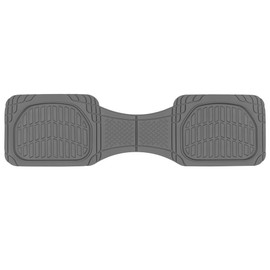Motor Trend PRO920 Premium FlexTough Deep Dish Complementary Rubber Rear Floor Mats Liners, All Weather Protection, Designed for Trucks Cars Sedan SUV Gray