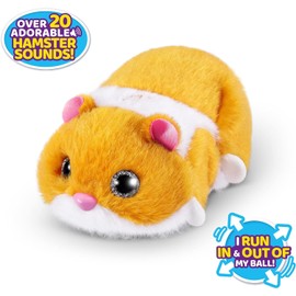 Pets Alive Pet Alive Hamster (Orange) Electronic Pet Plush Toy, Ringing and Running Around