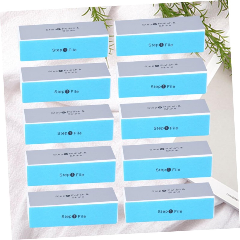 Mikinona 3sets Four-sided Nail Buffer Block Sanding File for Artwork