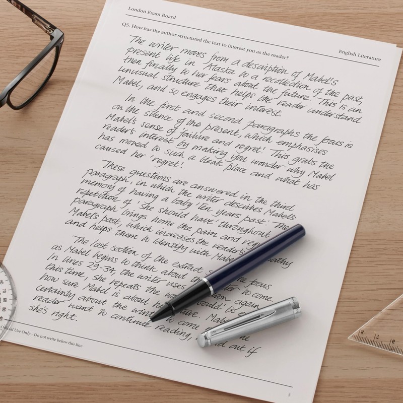 Waterman Rollerball Pen Refill, Fine Tip with Black Ink, 1