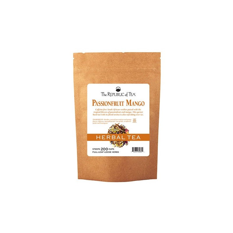 The Republic Of Tea Passionfruit Mango Red Full-Leaf Tea, 1