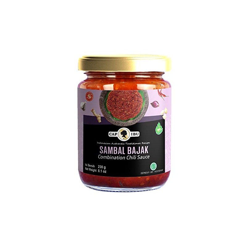 Sambal Bajak (Bajak Chilli Mild) - 9.5oz (Pack of 1)