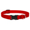 LupinePet Basics 3/4" Red 9-14" Adjustable Collar for Small Dogs