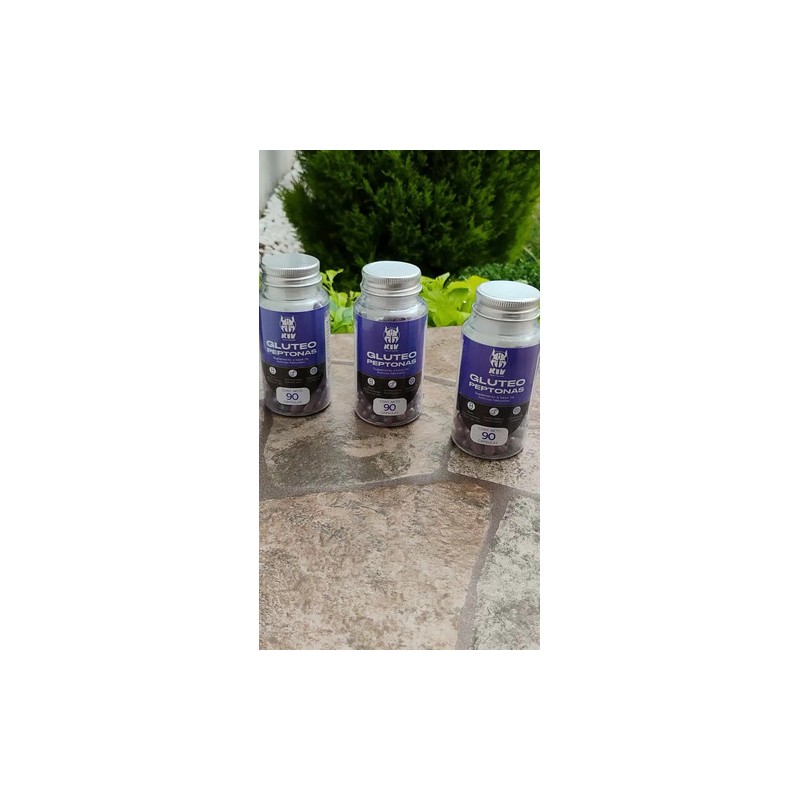 Glúteo Peptonas Kiv Crecimieto Muscular 90 Cáps 3 Frascos