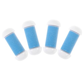 Baluue 4pcs Foot Care Tool Replacement Roller Heads Skin Care Foot Dead Skin Removal Exfoliator Heel File Cuticles Callus Remover