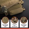 WYNEX Tactical First Aid Drop Dump Pouch, Medical Trauma Roll