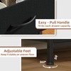 Somdot Nightstand, Small Dresser for Bedroom with 2 Drawers, Bedside