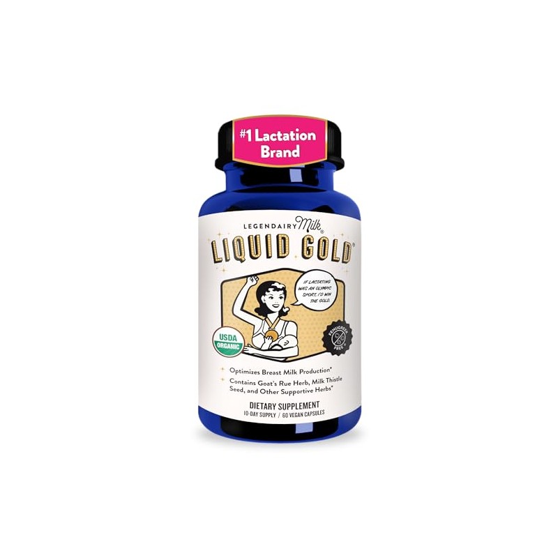 Legendairy Milk Liquid Gold Lactancia Apoyo Suplemento Cabras Orgánicas Rue