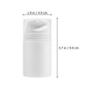 Travel 50 mL Lotion Dispenser, White Plastic Airless Pumps for