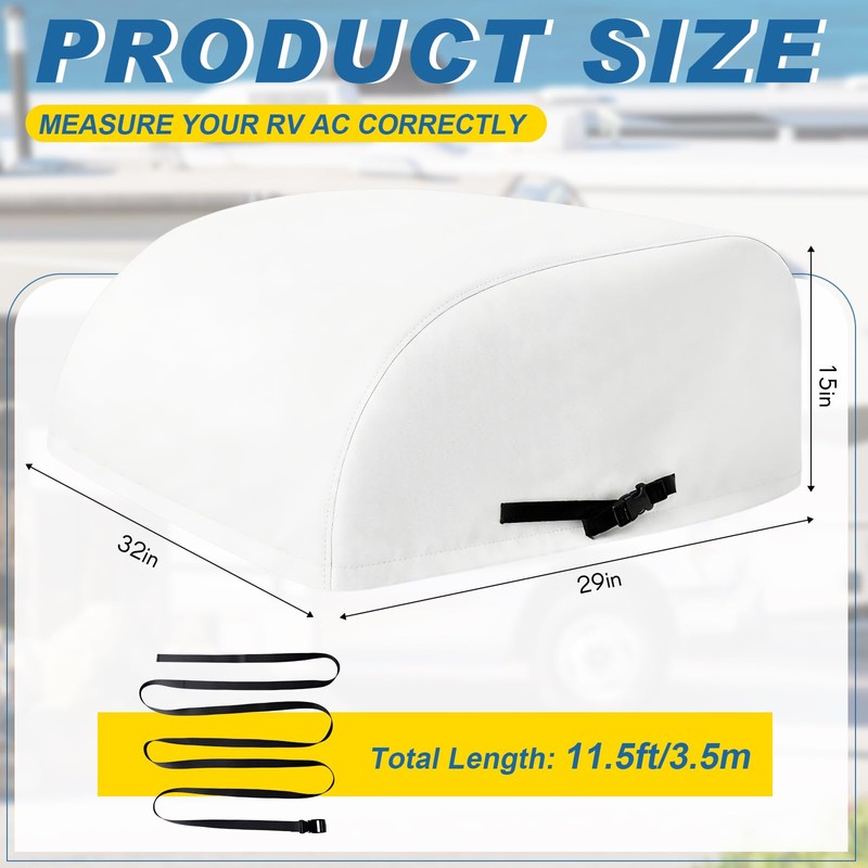 2 Pcs RV Air Conditioner Cover, 32 x 29 x