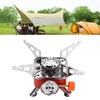 Folding Stove Burner Mini Size Quick Ignition Freely Adjust Foldable