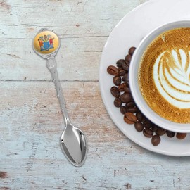 New Jersey State Flag Novelty Collectible Demitasse Tea Coffee Spoon