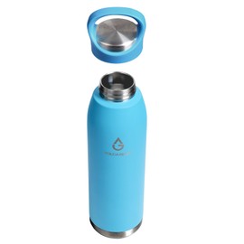 VOLCAROCK Insulated Water Bottle 24oz (710ml), Double Wall Stainless Steel Water bottle Durable Vacuum Flask Leakproof Non-sweat, Keep Cold 24H & Hot 12H