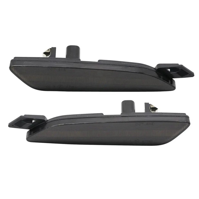 dtangor Smoke LED Amber Front Bumper Side Marker Light For