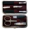 Tenartis 6-Piece Manicure Case Made of Genuine Leather