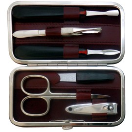 Tenartis 6-Piece Manicure Case Made of Genuine Leather