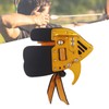 Shooting Tabs Golden Gold and Black Leather Archery Finger Guard