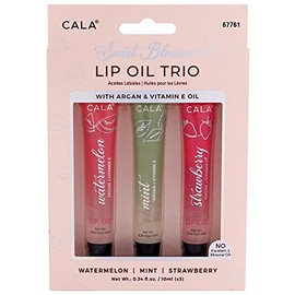 Feel Foxy Trío de aceite de labios: menta, sandía, fresa