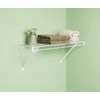 Rubbermaid Direct Wall Shelf, 3 Ft. Wide, Mounting Hardware Kit