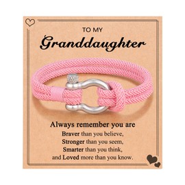 PINKDODO Gifts for Girls Kid Granddaughter Gifts from Grandma Teenage Teen Little Girls Bracelet Jewelry 6 7 8 9 11 10 12 13 14 Year Old Birthday Easter Baptism Confirmation Valentines Gifts Ideas