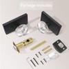 Newlaking Passage Crystal Glass Door Knobs Interior Door Knobs Door