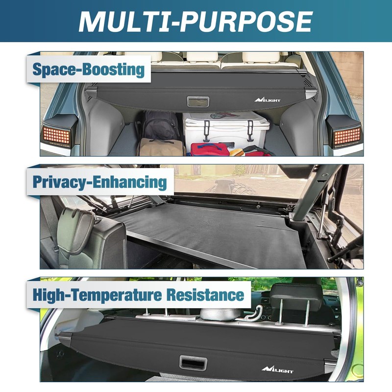 Nilight Trunk Cargo Cover for Hyundai Ioniq 5 2022 2023