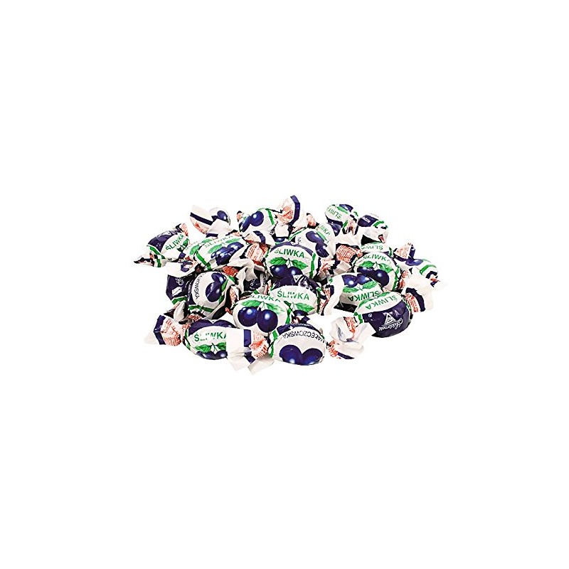 Solidarnosc Candied Plums in Dark Chocolate Sliwka Naleczowska (2.2 lbs)